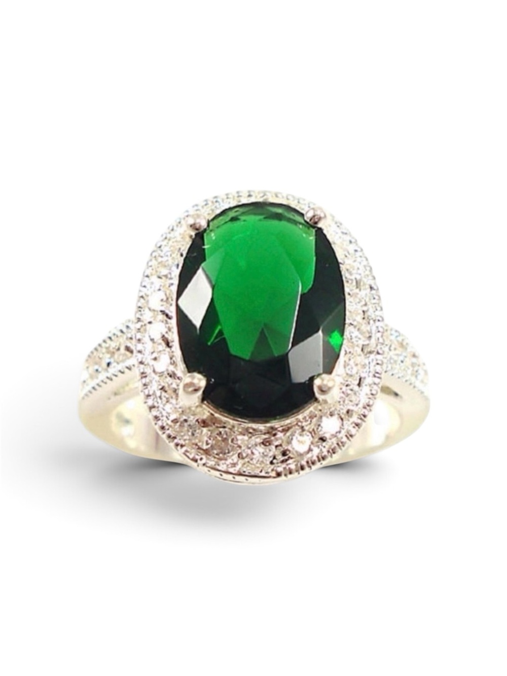 Beautiful Cubic Zirconia Rings 925 Sterling Silver